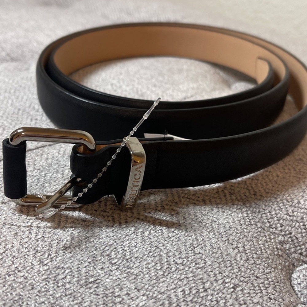 Nautica Black Belt L/XL New